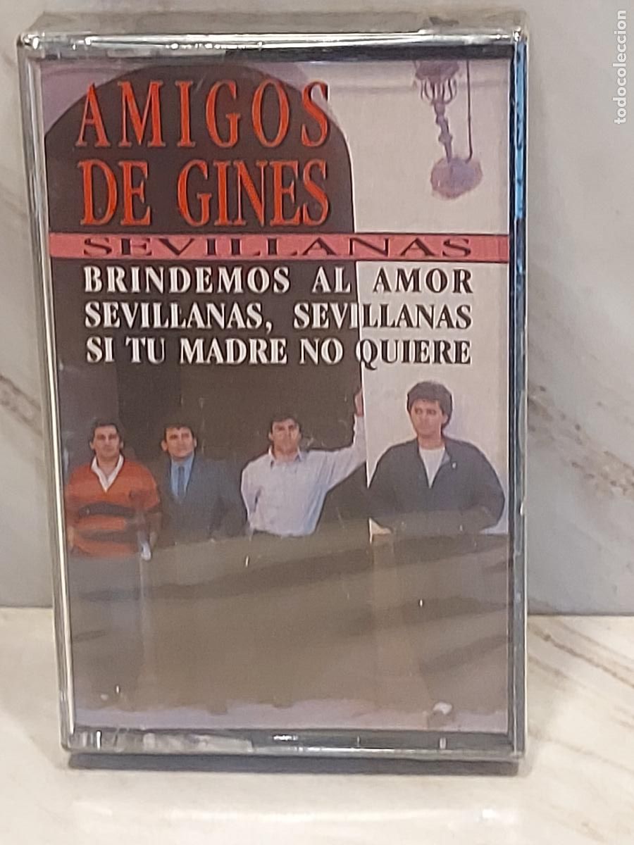 Casetes antiguos: AMIGOS DE GINES &ndash; SEVILLANAS | CASSETTE PRECINTADO | HISPAVOX-VIANA
