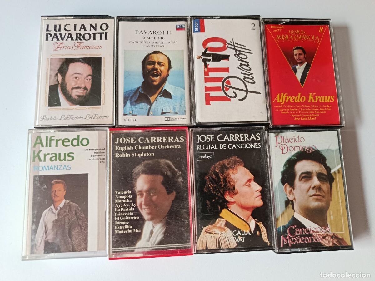 Cassettes Anciennes: 8 CASETES LOS MEJORES TENORES