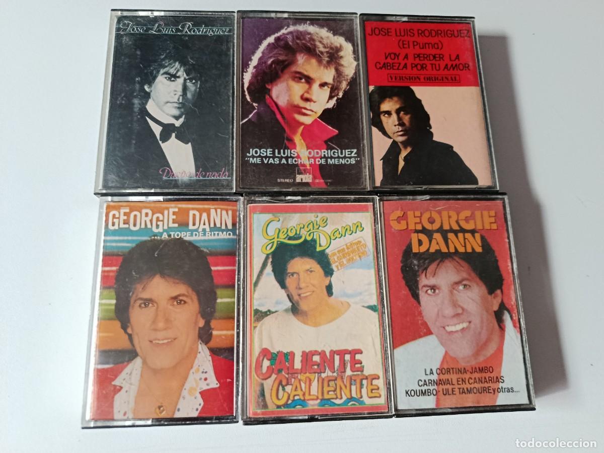 Cassette antiche: 6 CASETES 3 JOSE LUIS RODRIGUEZ EL PUMA 3 GEORGIE DANN