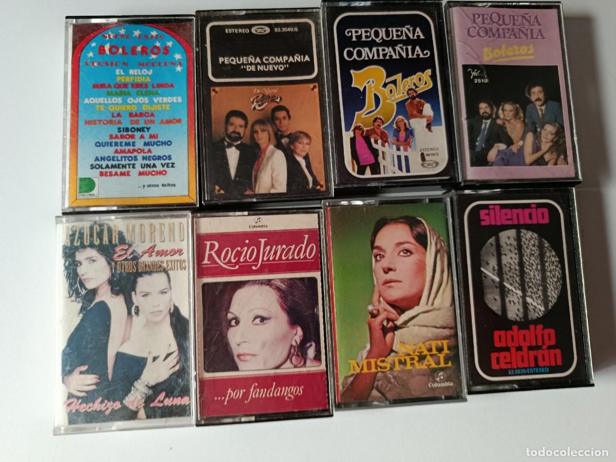 Casetes antiguos: 8 CASETES BOLEROS Y VARIOS