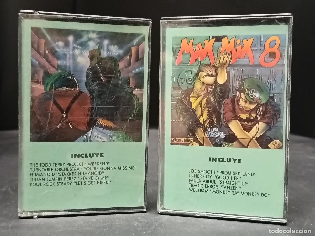 Old Cassettes: MAX MIX 8, 2 Casettes Megamix.