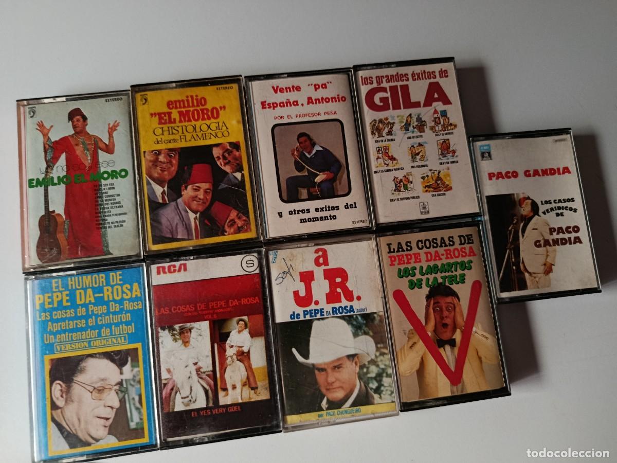 Casetes antiguos: 9 CASETES DE HUMOR VER FOTO