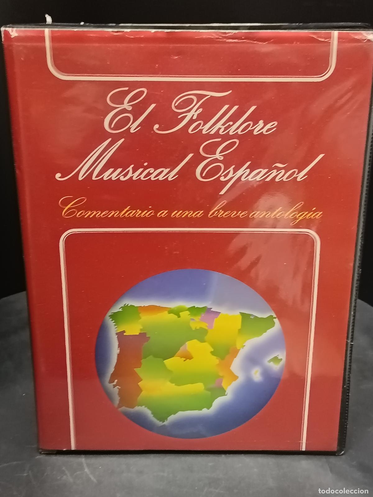 Casetes antiguos: EL FOLKLORE MUSICAL ESPA&Ntilde;OL. Estuche con 3 Casetes y Libreto.