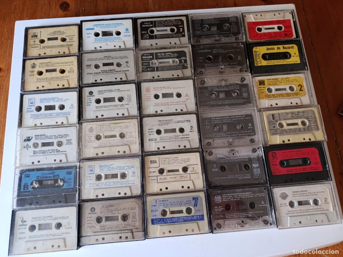 Cassette antiche: 30 CASETES ORIGINALES CON CAJA SIN CARATULA