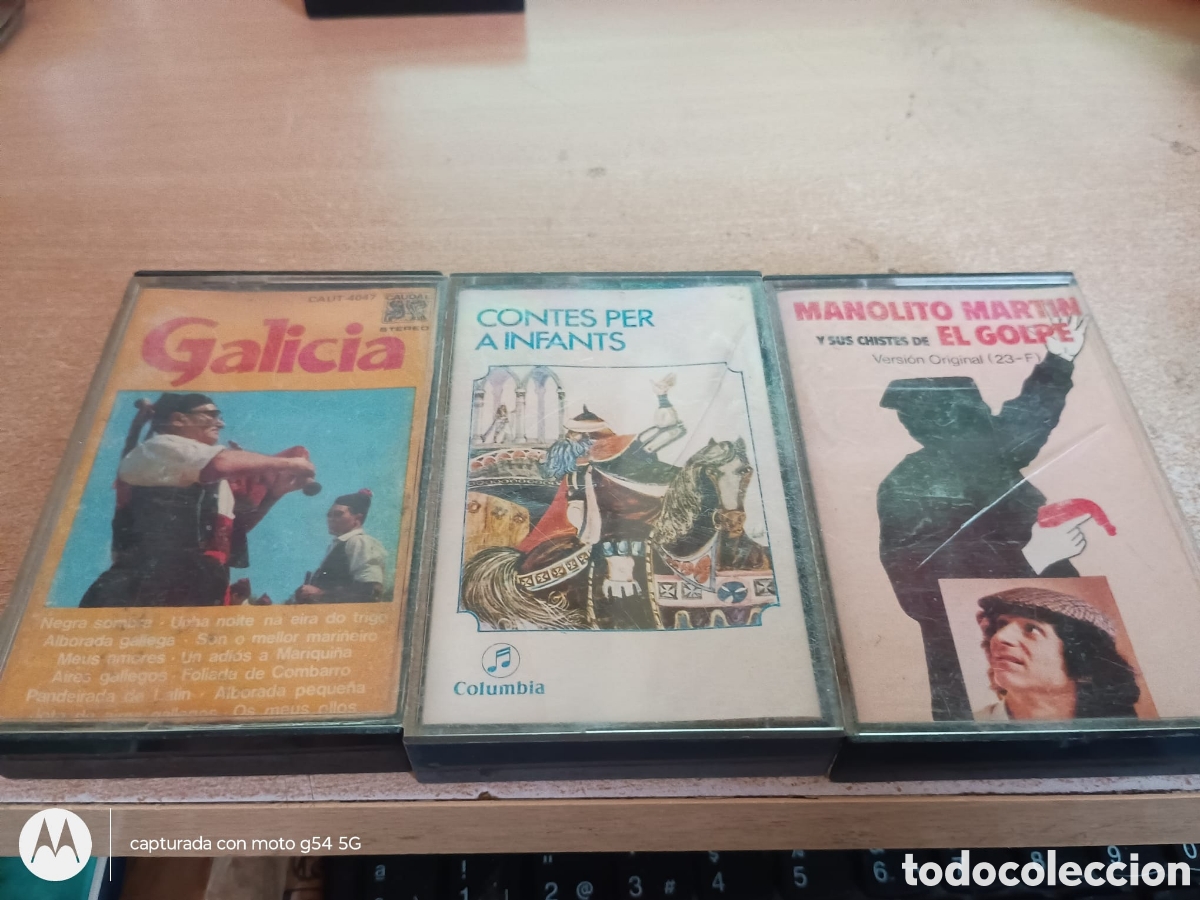Casetes antiguos: TRES CASETES DE VARIOS RF 8