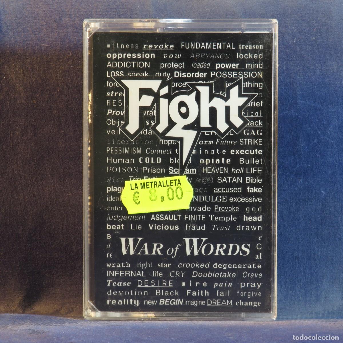 Casetes antiguos: FIGHT &ndash; WAR OF WORDS - CASETE