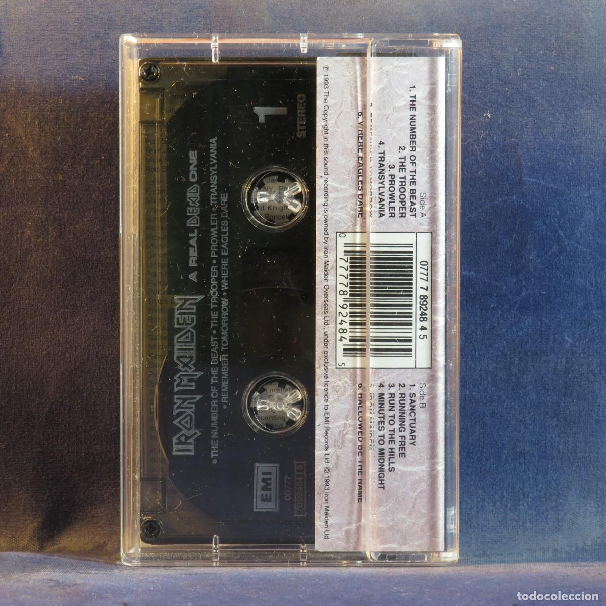 Casetes antiguos: IRON MAIDEN &ndash; A REAL DEAD ONE - CASETE - Foto 2