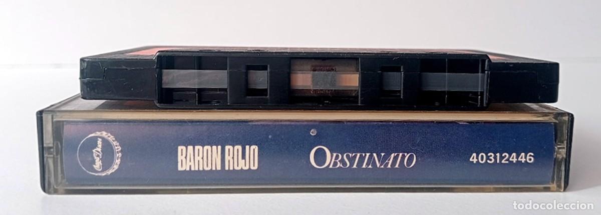 Casetes antiguos: CASSETTE BAR&Oacute;N ROJO - OBSTINATO - Foto 2
