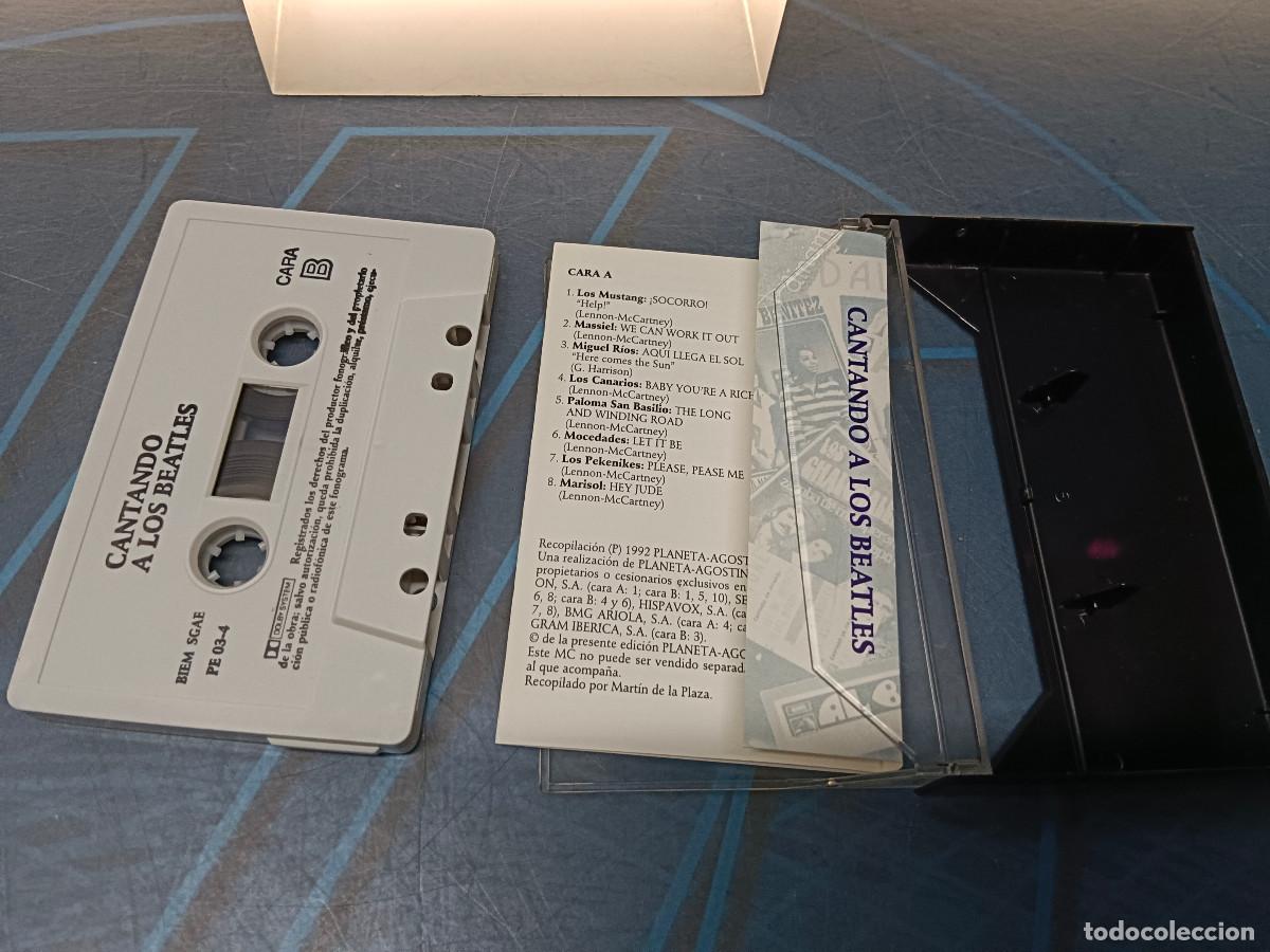 Casetes antiguos: Cinta de casete: CANTANDO A LOS BEATLES , CASSETTE - Foto 2