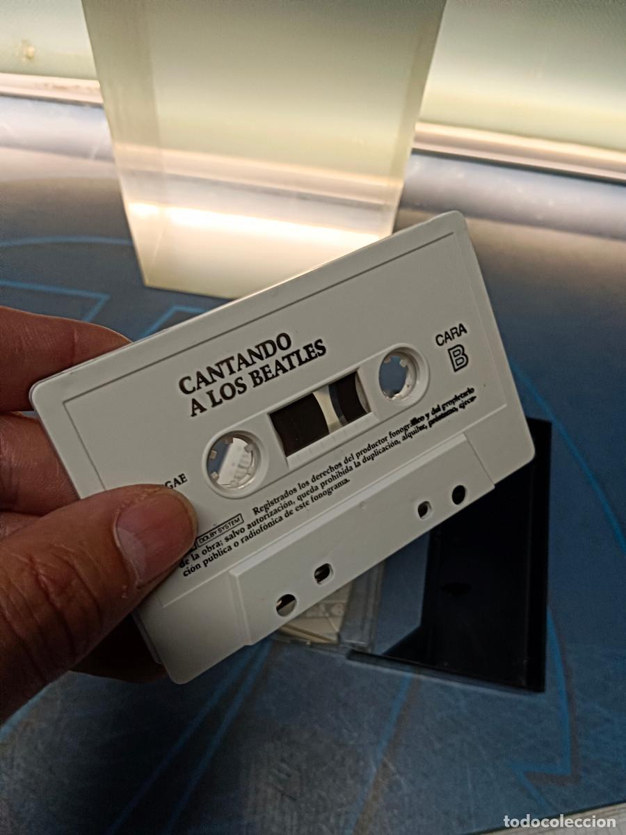 Casetes antiguos: Cinta de casete: CANTANDO A LOS BEATLES , CASSETTE - Foto 3