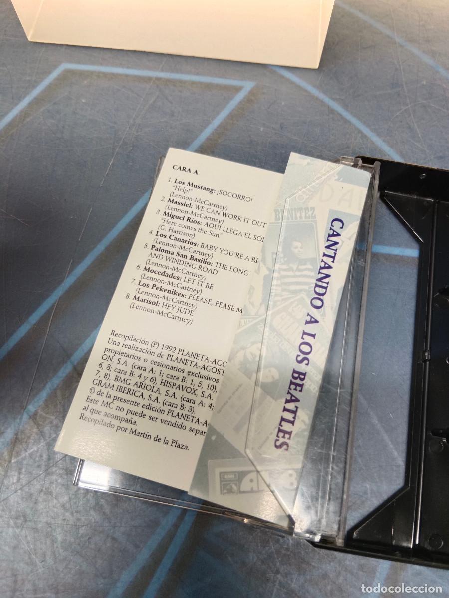 Casetes antiguos: Cinta de casete: CANTANDO A LOS BEATLES , CASSETTE - Foto 4