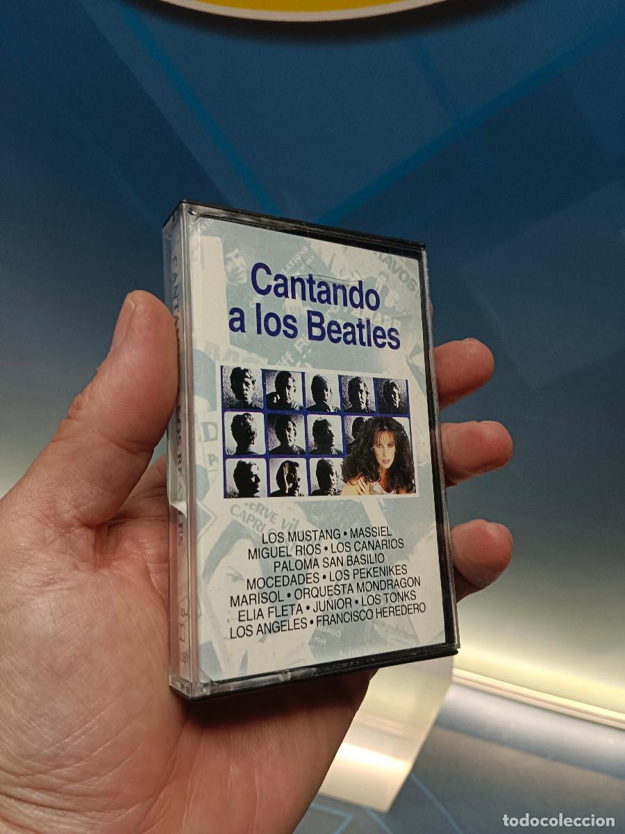 Casetes antiguos: Cinta de casete: CANTANDO A LOS BEATLES , CASSETTE - Foto 6