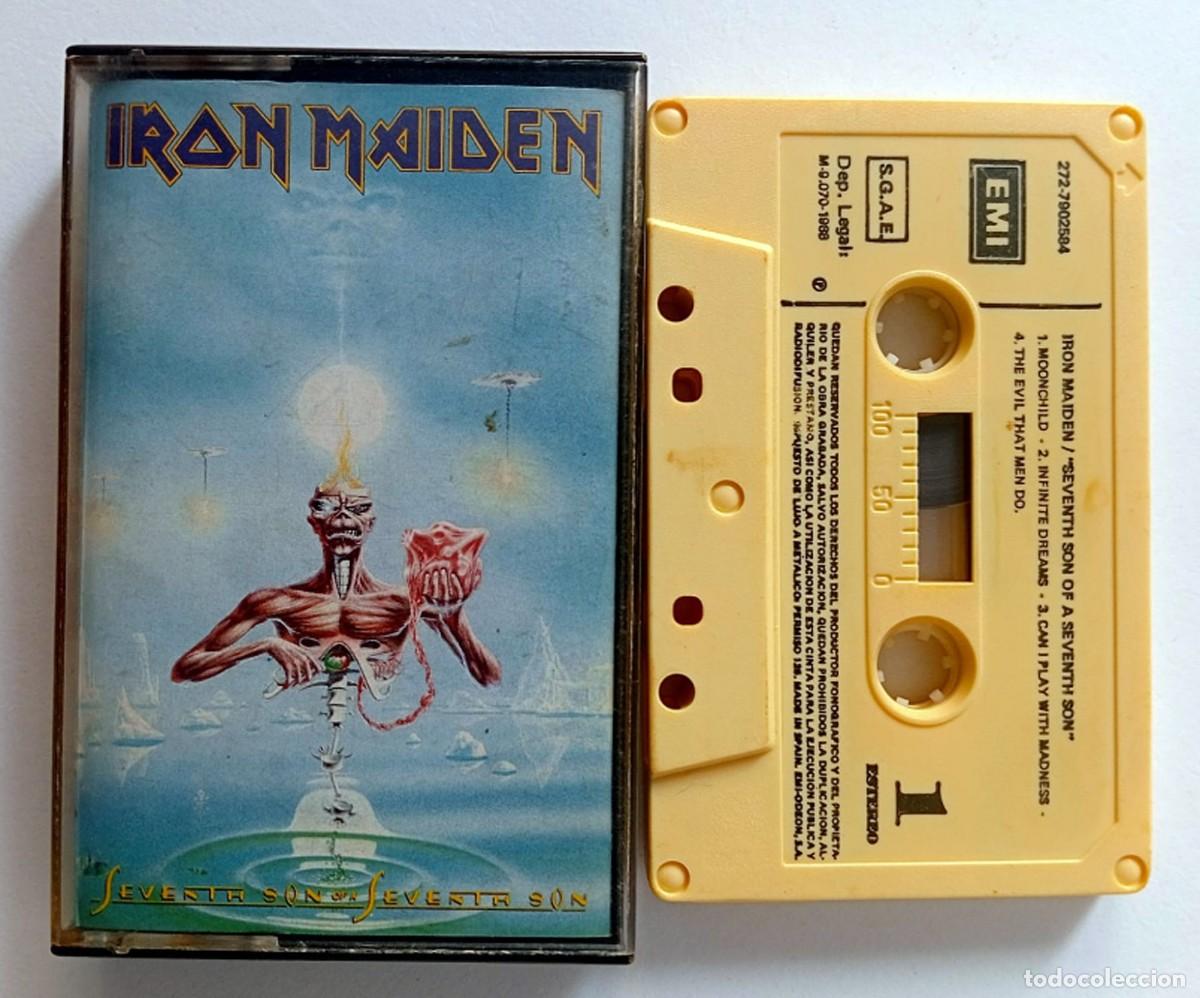 Cassetes antigas: CASSETTE IRON MAIDEN - SEVENTH SON OF A SEVENTH SON