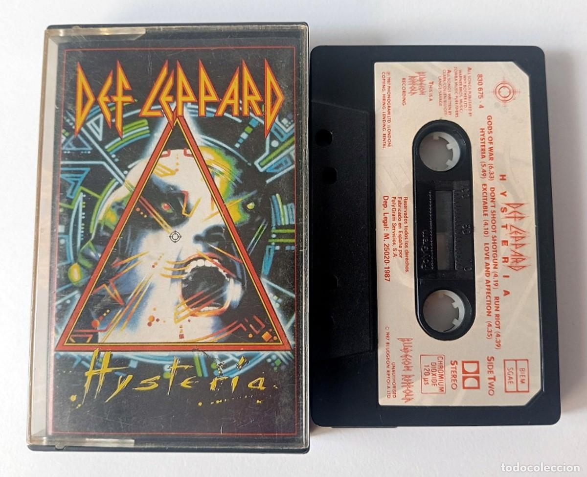 Casetes antiguos: CASSETTE DEF LEPPARD - HYSTERIA