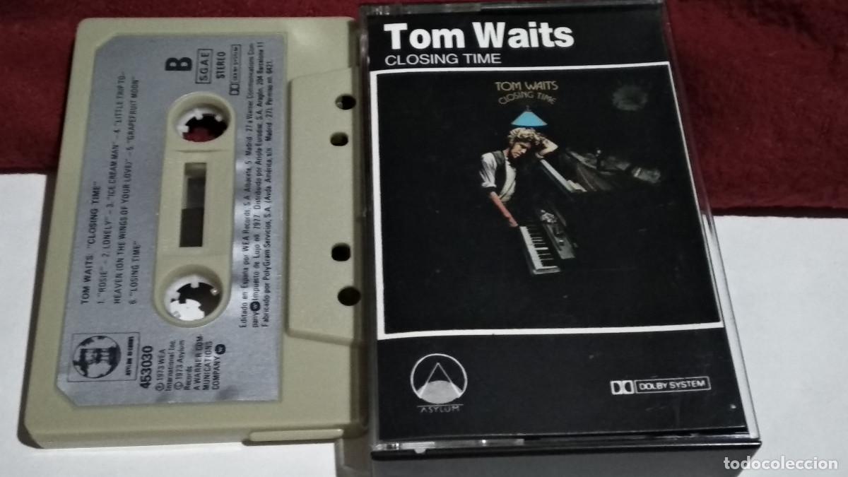 Casetes antiguos: Tom Waits &lrm;&ndash; Closing Time - CASETE ASYLUM EDICION DE 1985 WARNER ROCK CINTA CASSETTE