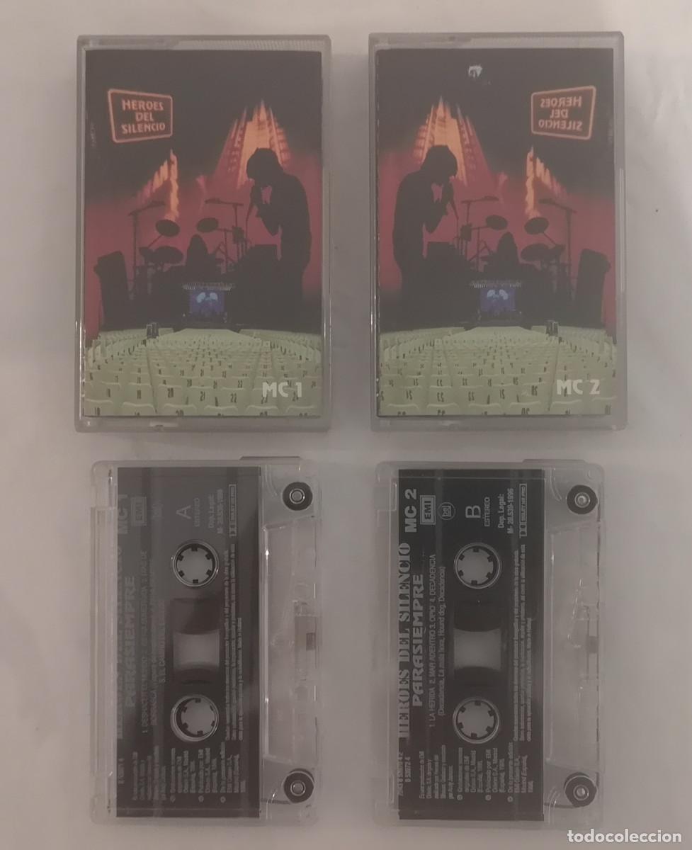 Casetes antiguos: CASETE H&Eacute;ROES DEL SILENCIO PARASIEMPRE 1996