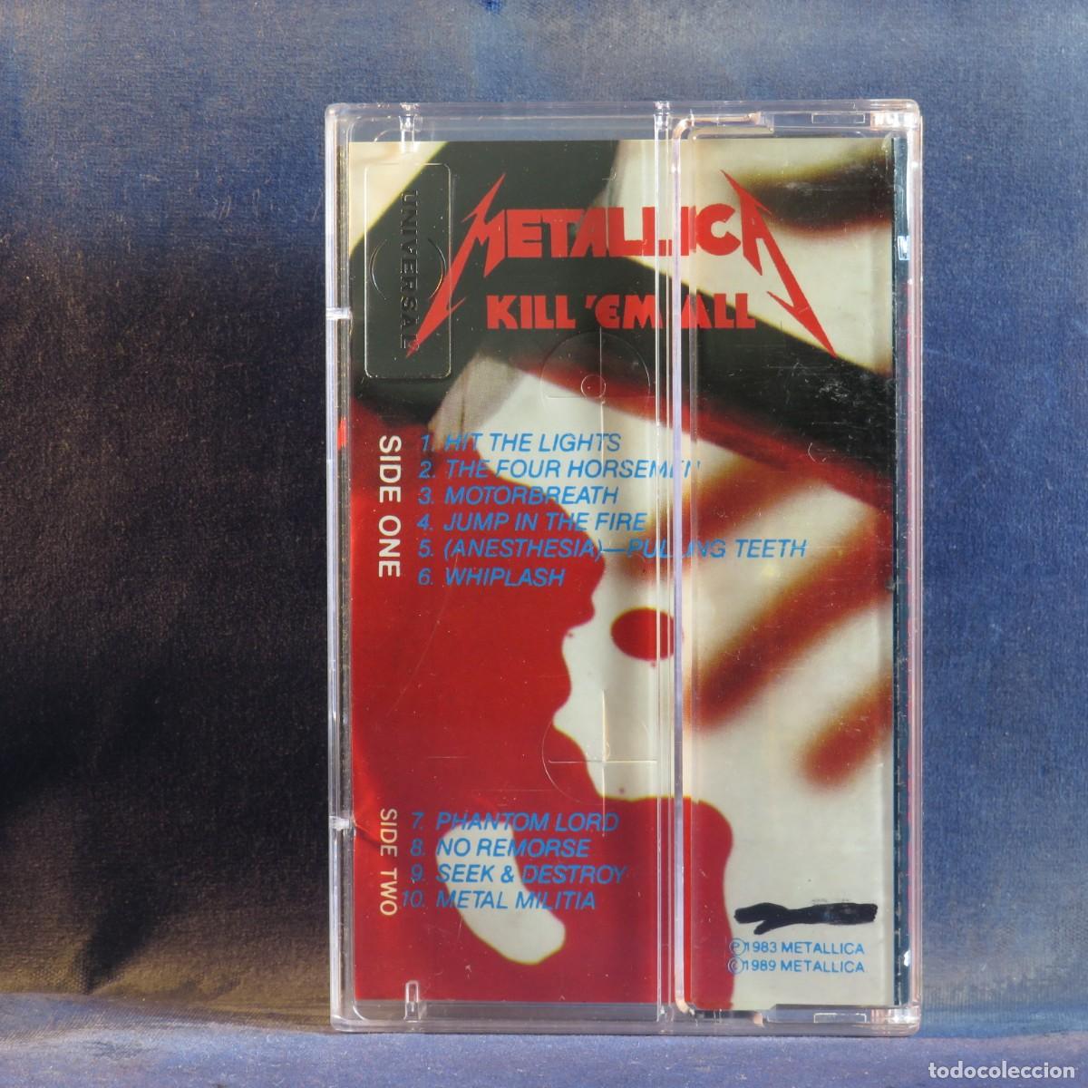 Casetes antiguos: METALLICA &ndash; KILL EM ALL - CASETE - Foto 2