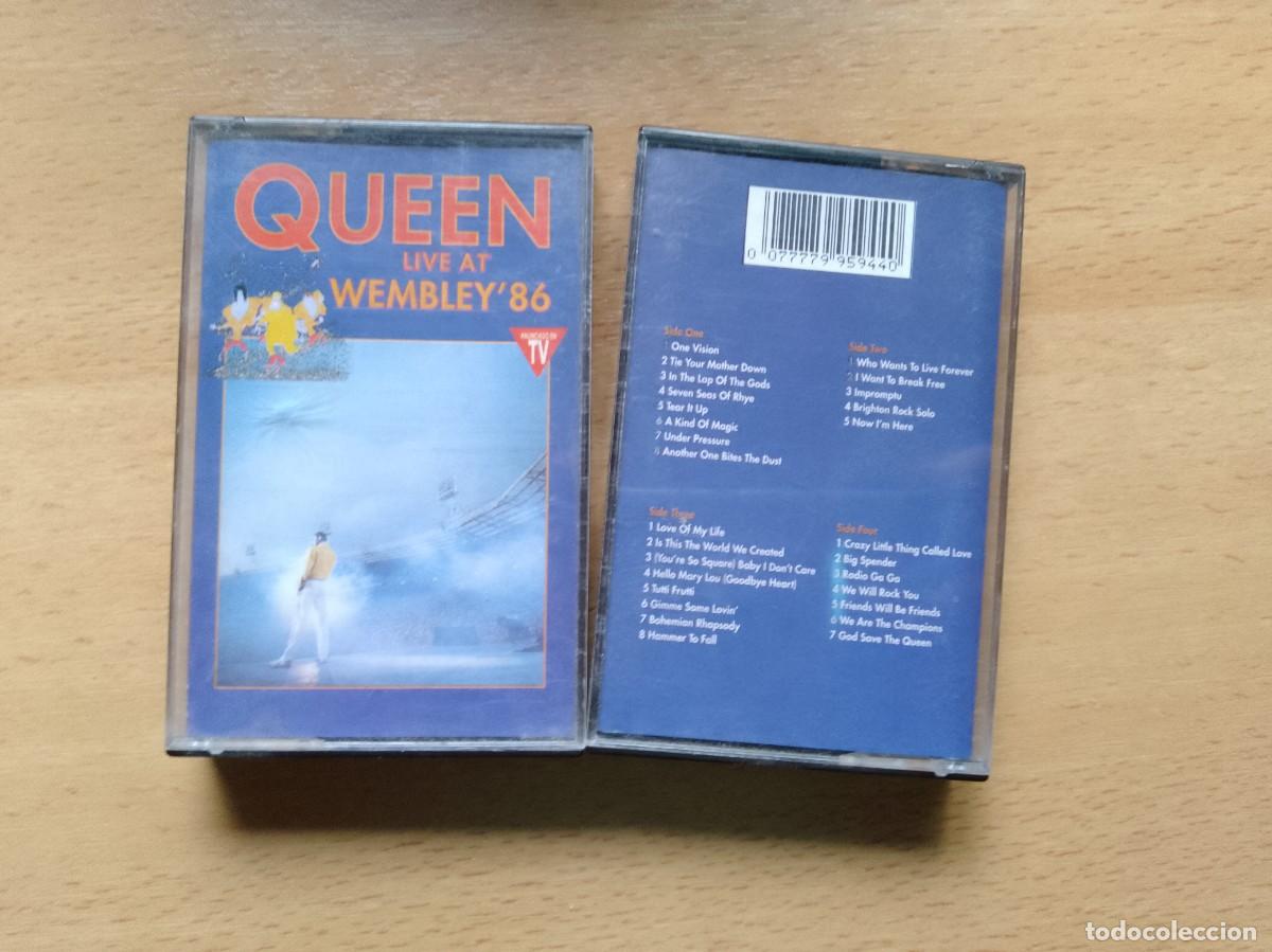 Casetes antiguos: Queen - Live at Wembley 86 (2 cintas cassete )