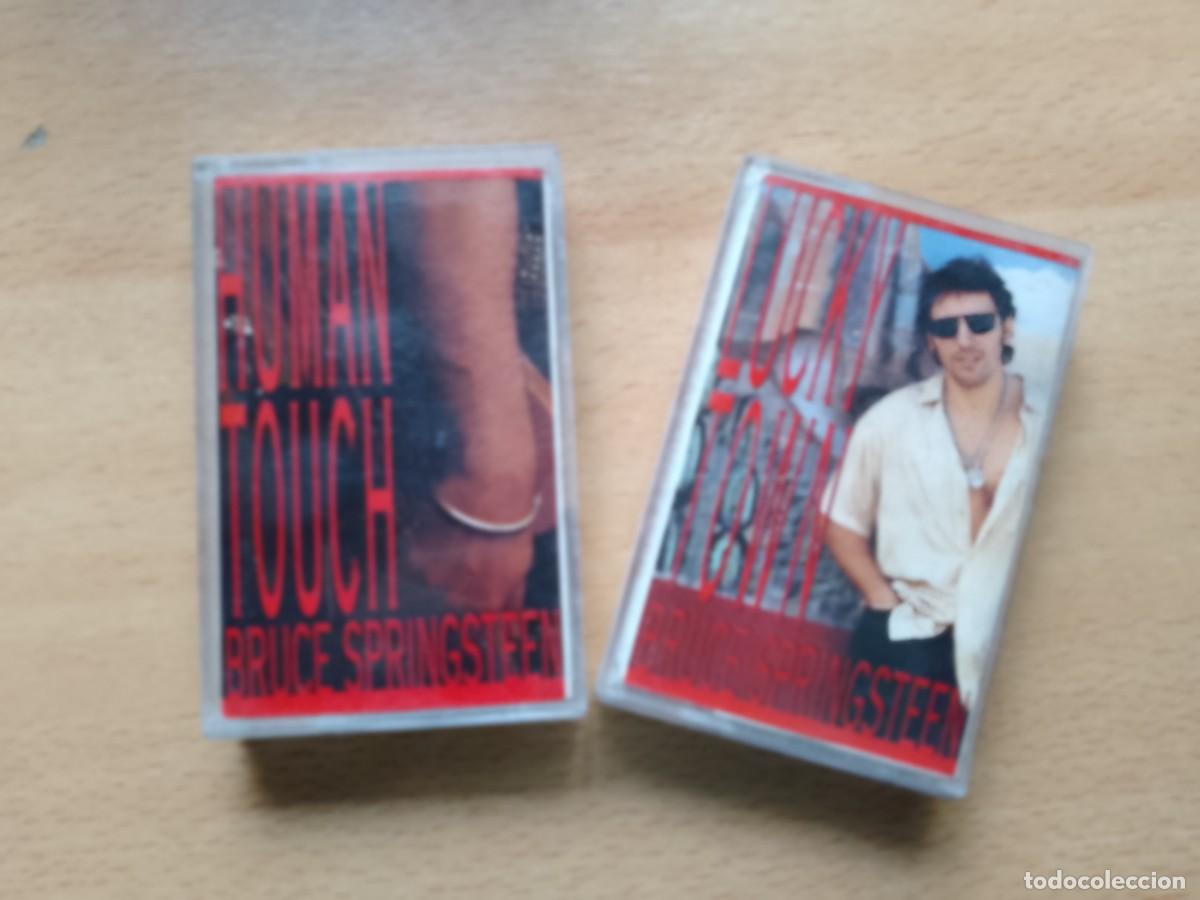 Casetes antiguos: 2 cintas Bruce Springsteen- Human Touch / Lucky town