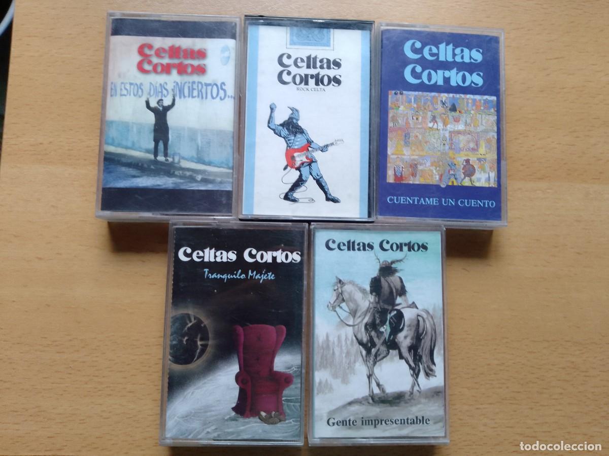 Casetes antiguos: Pack 5 cassetes Celtas Cortos