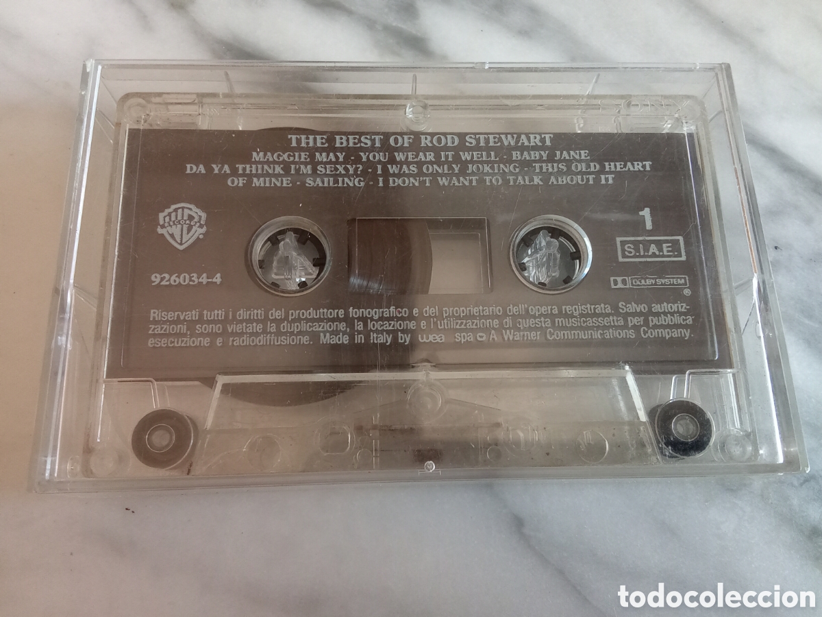 Casetes antiguos: Cassette The Best Of Rod Stewart - Solo cinta sin portada