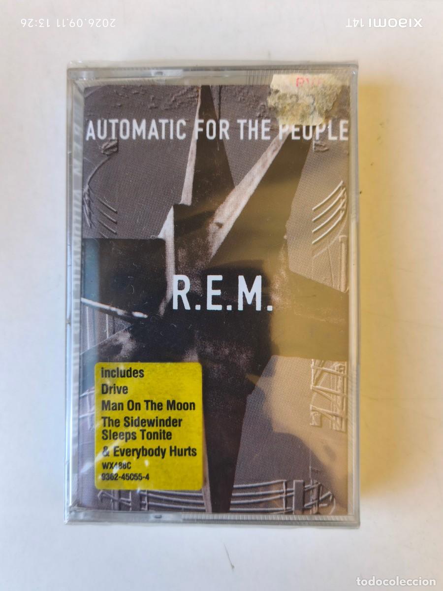 Casetes antiguos: R.E.M. -AUTOMATIC FOR THE PEOPLE-WB9362-450554 MX. CASETE.