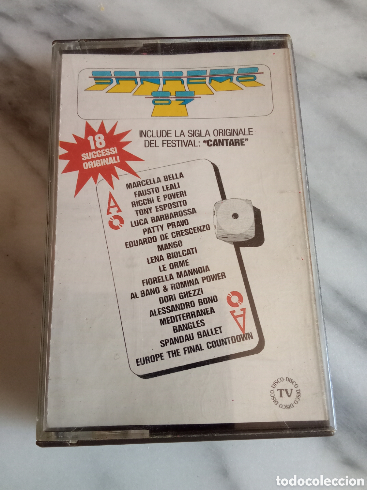 Casetes antiguos: Cassette Varios SanRemo 87