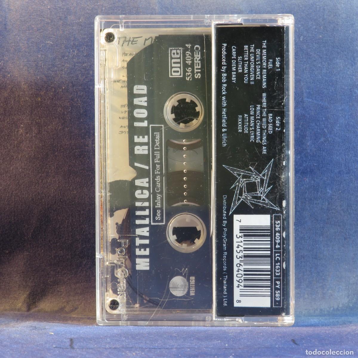 Casetes antiguos: METALLICA - RELOAD - CASETE - Foto 2