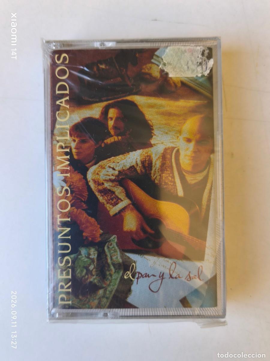 Casetes antiguos: PRESUNTOS IMPLICADOS-EL PAN Y LA SAL( WEA 4500-95702-4) CASETE.