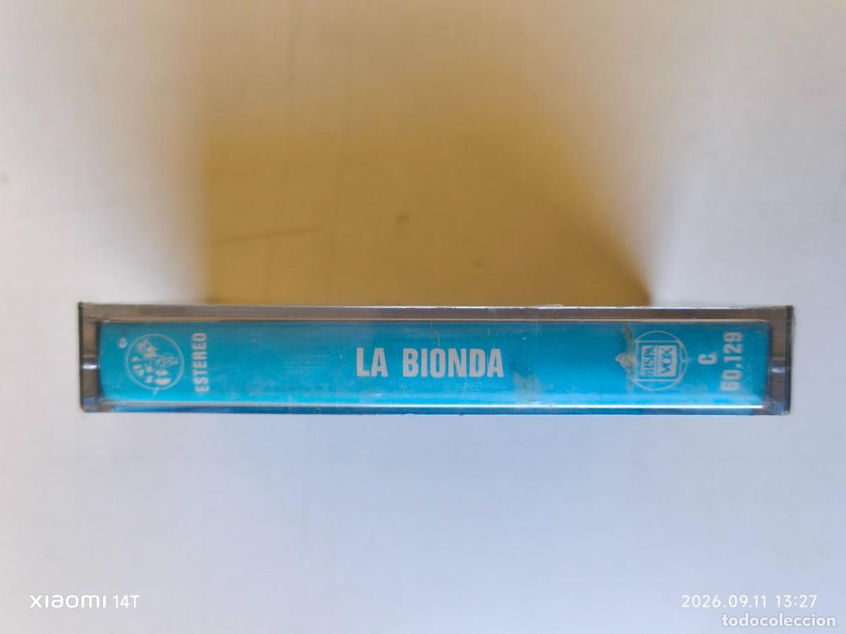 Casetes antiguos: LA BIONDA ( HISPAVOX C 60129) CASETE. - Foto 2