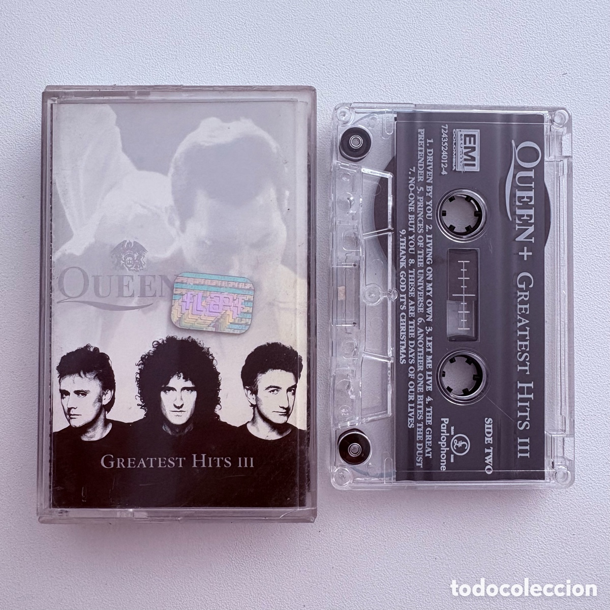 Casetes antiguos: rara cinta cassette Queen &ndash; Greatest Hits III edicion colombiana de 1999
