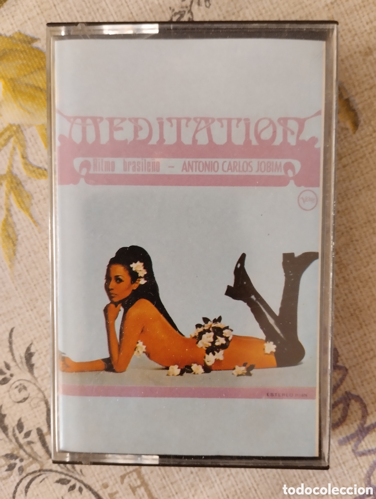 Casetes antiguos: Cinta casette Antonio Carlos Jobin - Meditation.