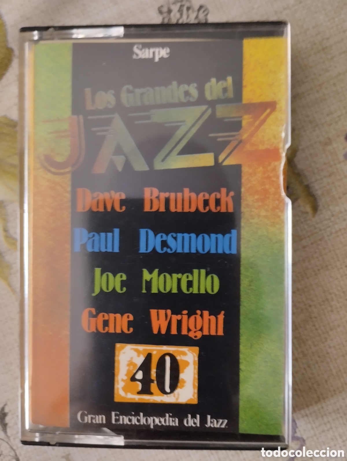 Casetes antiguos: Cinta casette Los grandes del jazz Numero 40.