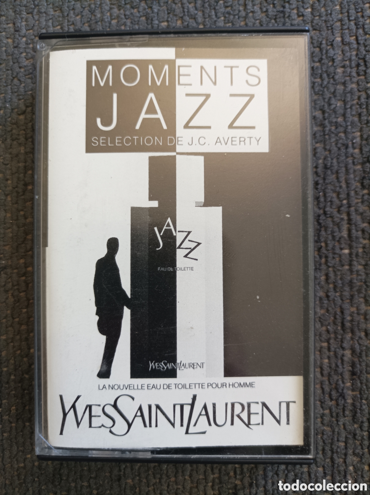 Casetes antiguos: Cassette Monents Jazz Yves Saint Laurent 1988