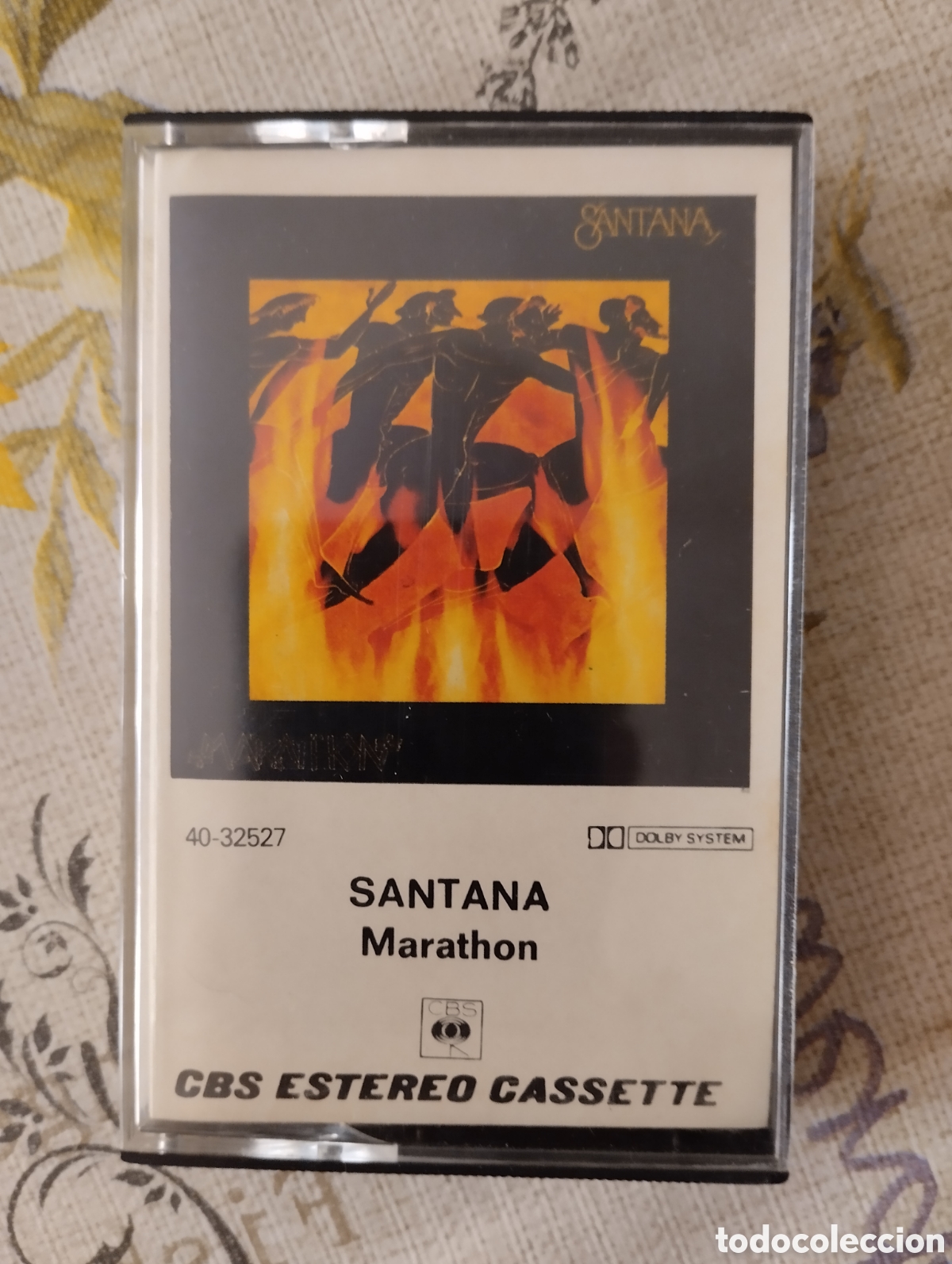 Casetes antiguos: Cinta casette Santana - Marathon.