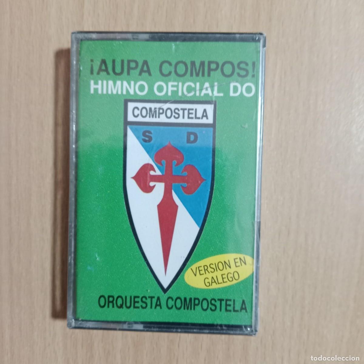 Casetes antiguos: &iexcl; AUPA COMPOS ! HIMNO OFICIAL DO COMPOSTELA S.D. F&Uacute;TBOL - CASSETTE PRECINTADO - A&Ntilde;O 1993.