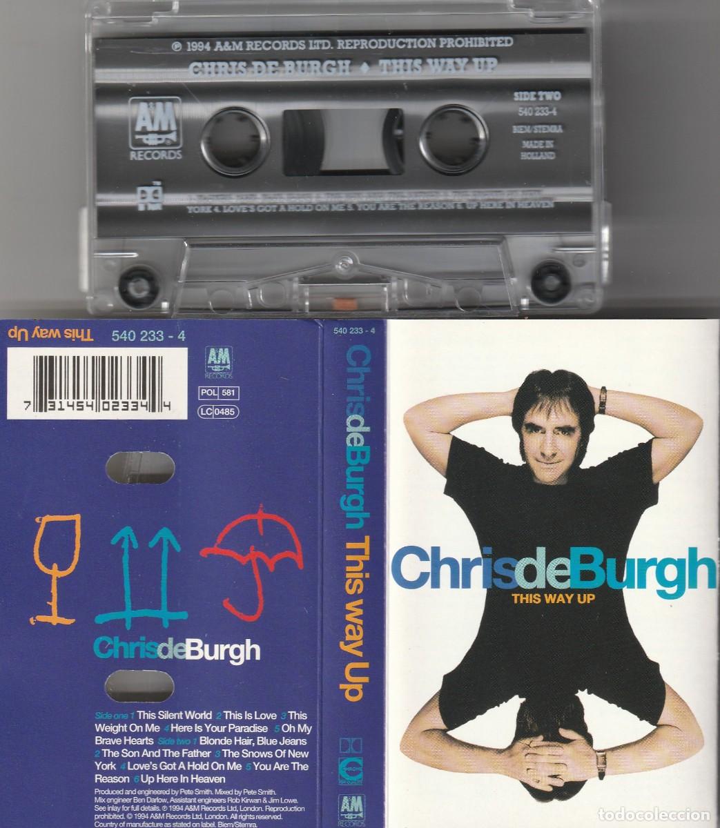 Casetes antiguos: CHRIS DE BURGH - THIS WAY UP(CASSETTE W&B 1994 HOLLAND)
