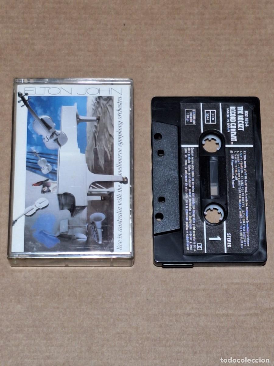 Casetes antiguos: CINTA CASSETTE Elton John &ndash; Live In Australia With The Melbourne Symphony Orchestra