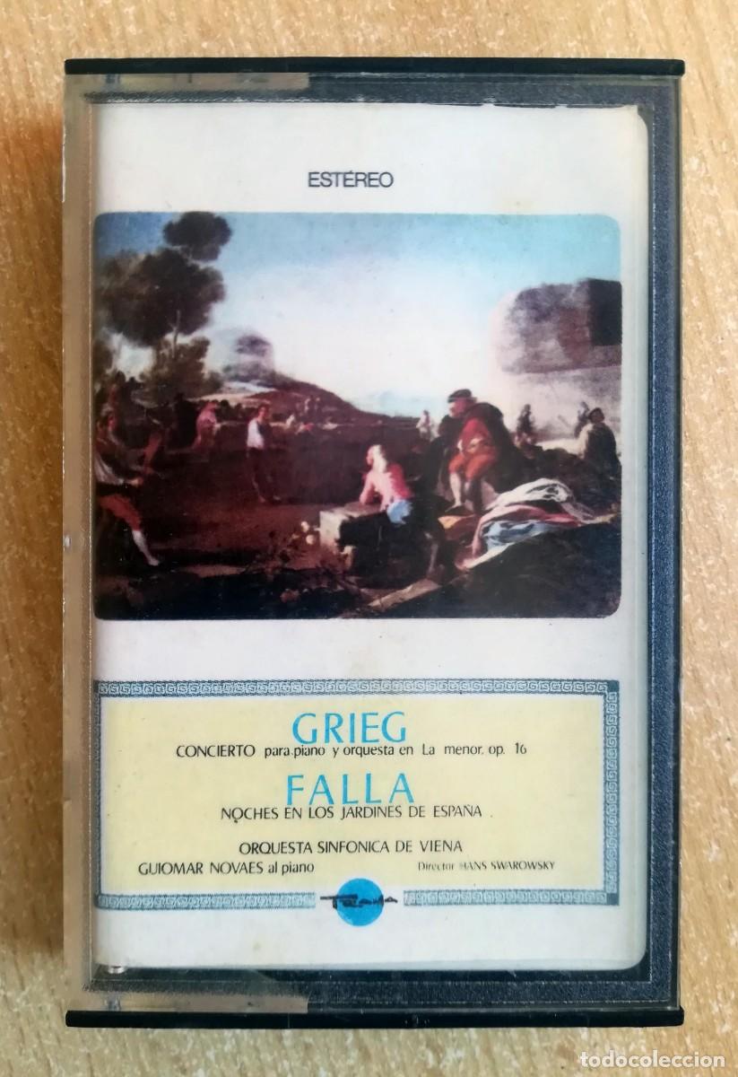 Casetes antiguos: Grieg. Concierto piano La Menor Op. 16. Falla. Noches en los jardines de Espa&ntilde;a. Hans Swarowsky.