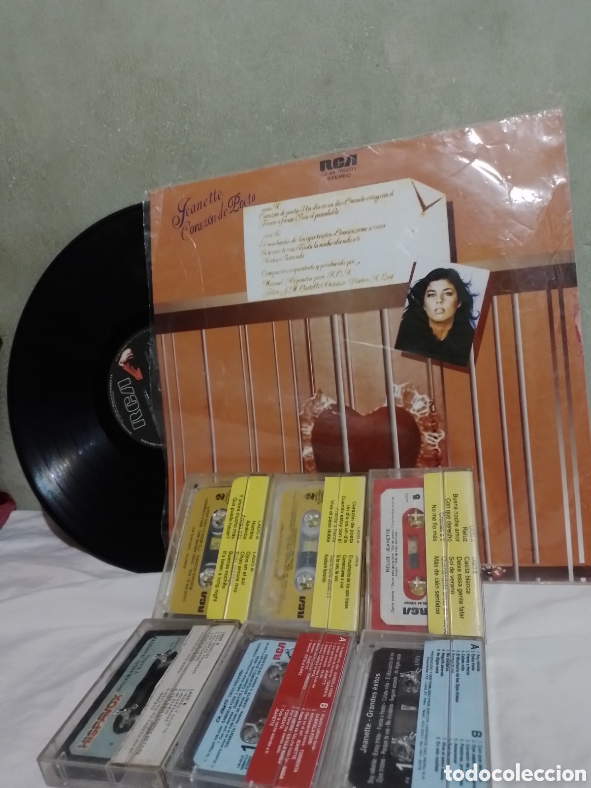 Casetes antiguos: Jeanette Cassette (Lote de 7 ) - Foto 2