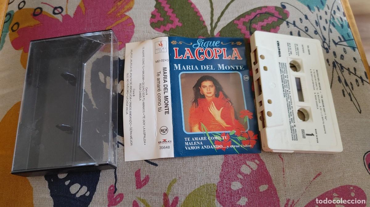 Casetes antiguos: MARIA DEL MONTE-CASETE TE AMARE COMO TU