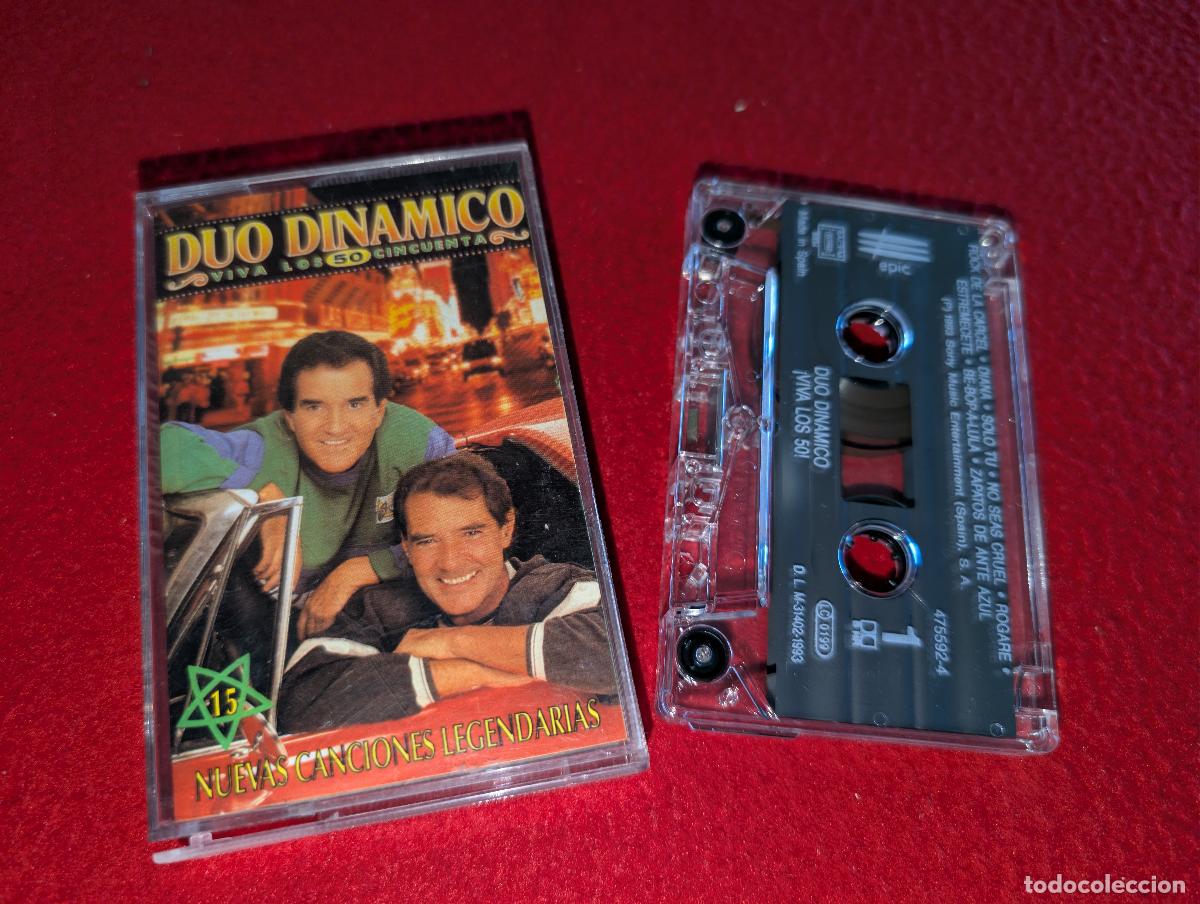 Casetes antiguos: DUO DINAMICO Viva los 50 cincuenta 15 nuevas canciones legendarias K7 CASSETTE 1993 WEA RARO