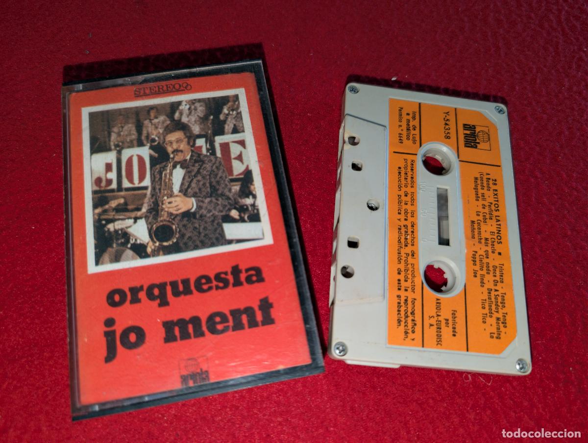 Casetes antiguos: ORQUESTA JO MENT 28 exitos latinos K7 CASSETTE 1973 Ariola ESPA&Ntilde;A SPAIN