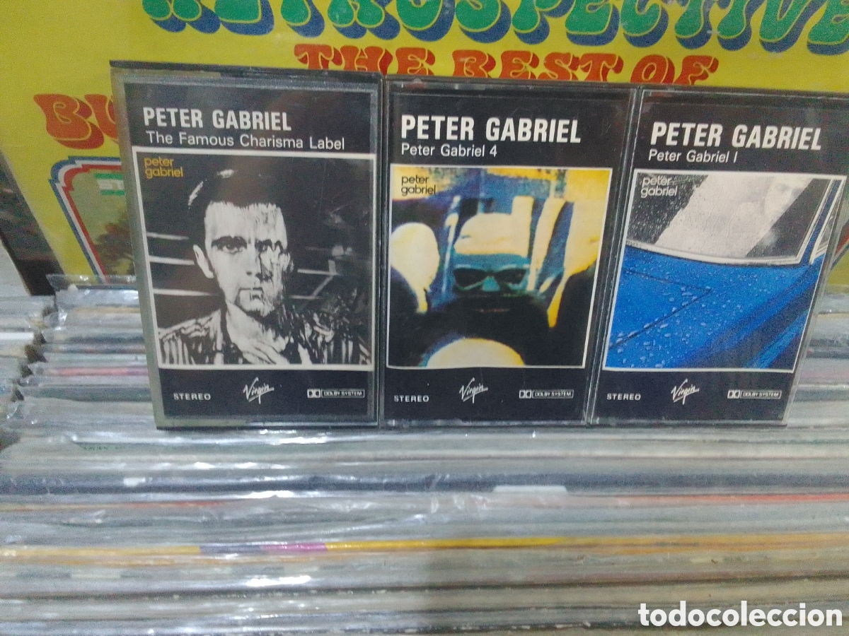 Casetes antiguos: Lote 3 cintas de peter Gabriel