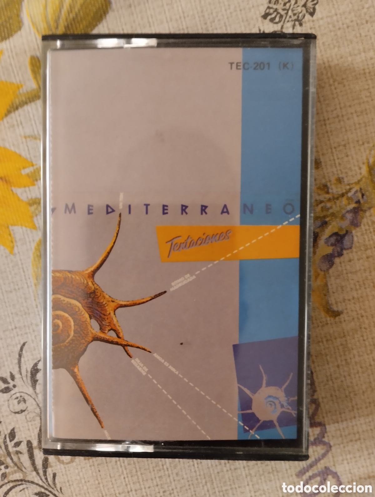 Casetes antiguos: Cinta casete Mediterraneo - Tentaciones.