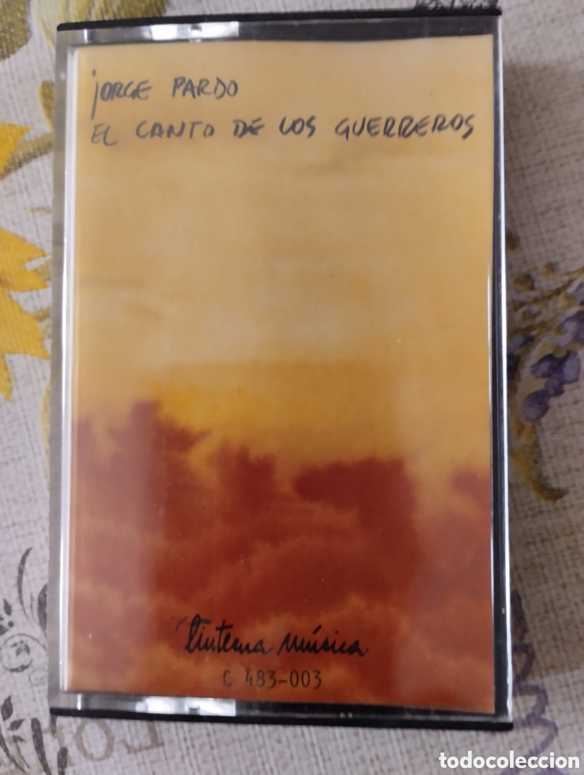 Casetes antiguos: Cinta casete Jorge Pardo - El canto de los guerreros.