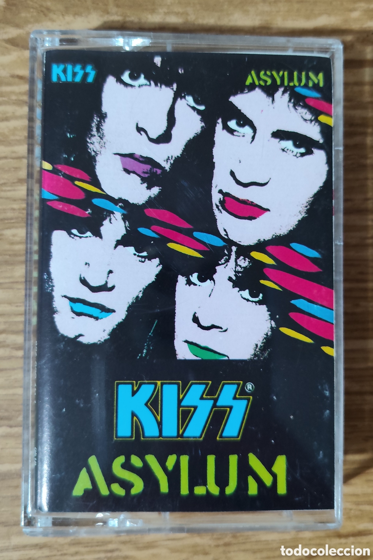 Cassetes antigas: Cassette Kiss - Asylum (1985) ed. americana