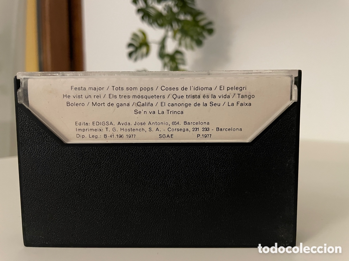Casetes antiguos: Cassete. La Trinca. &Egrave;xits. 1977. - Foto 2