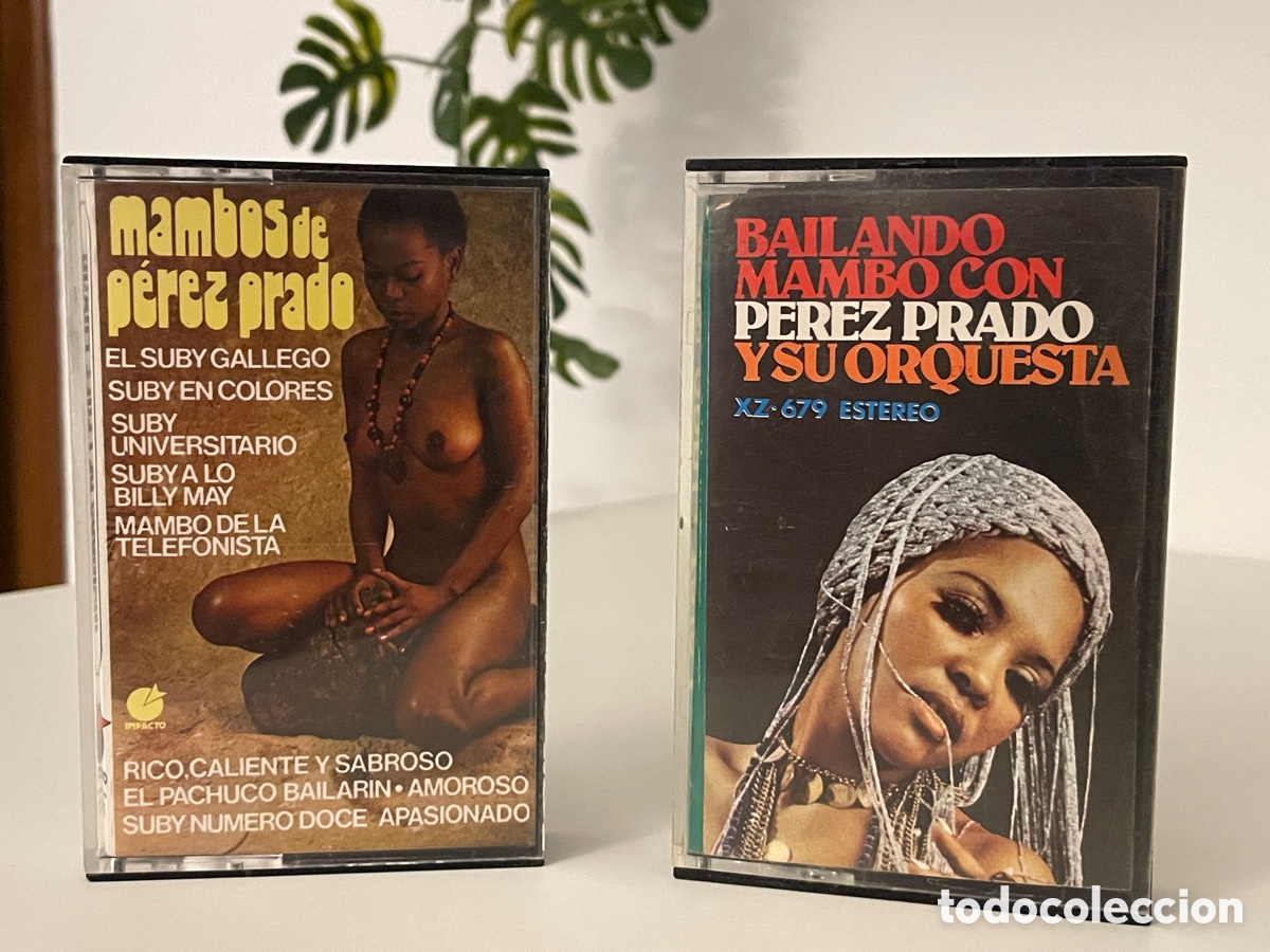 Cassette antiche: 2 casaettes P&eacute;rez Prado. Mambos / Bailando mambos. 1977 y 1975.