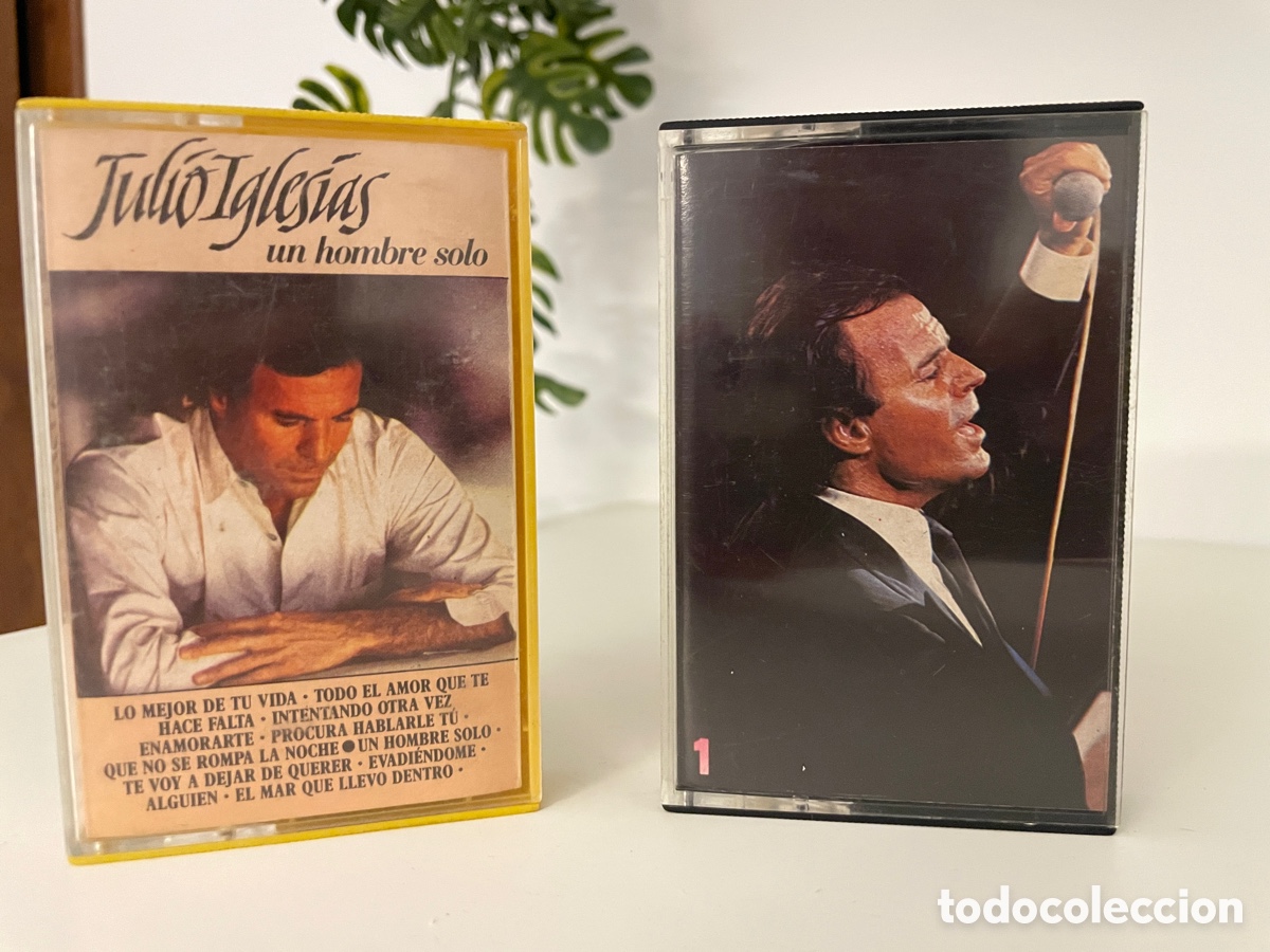 Cassettes Anciennes: 2 cassettes Julio Iglesias. Un hombre solo / En concierto. 1987 y 1983